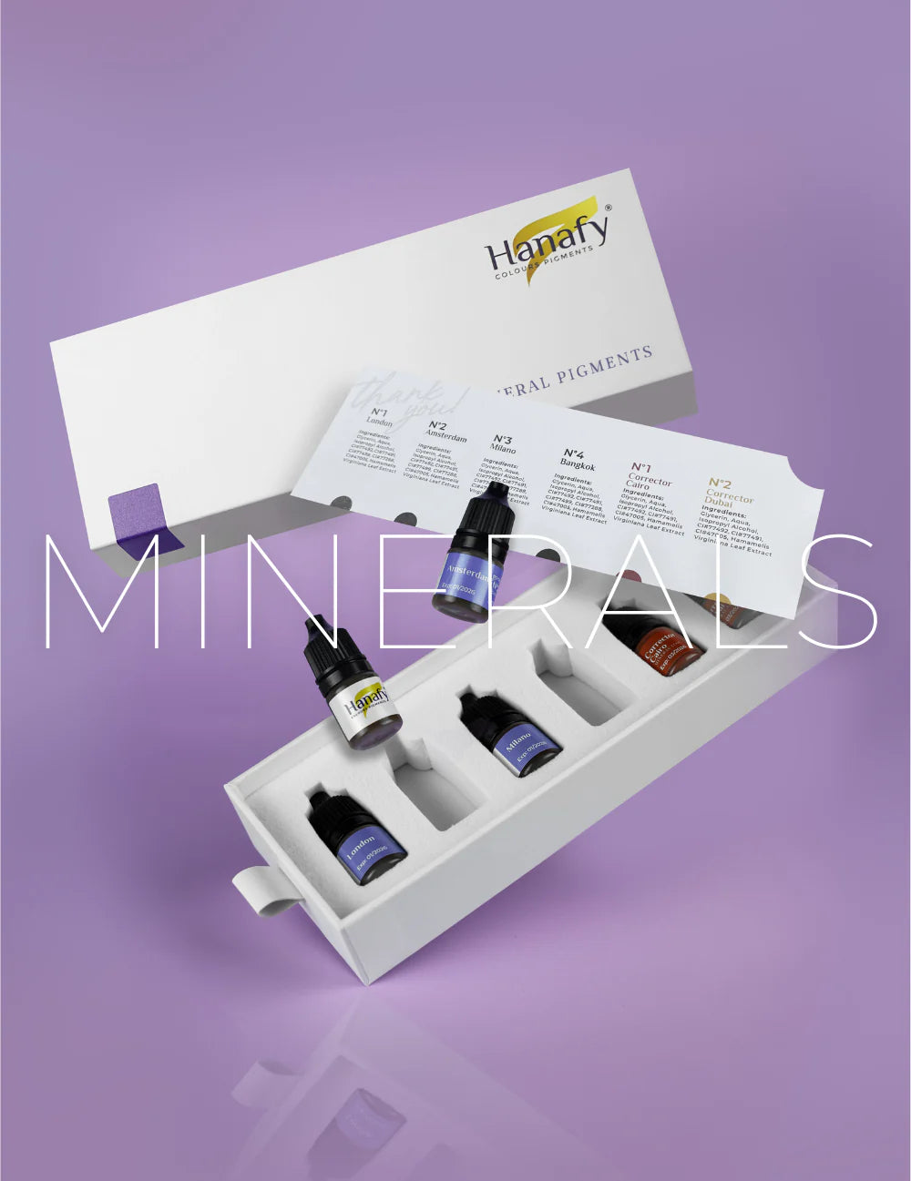 Hanafy Mineral Eyebrow Pigment Mini Set