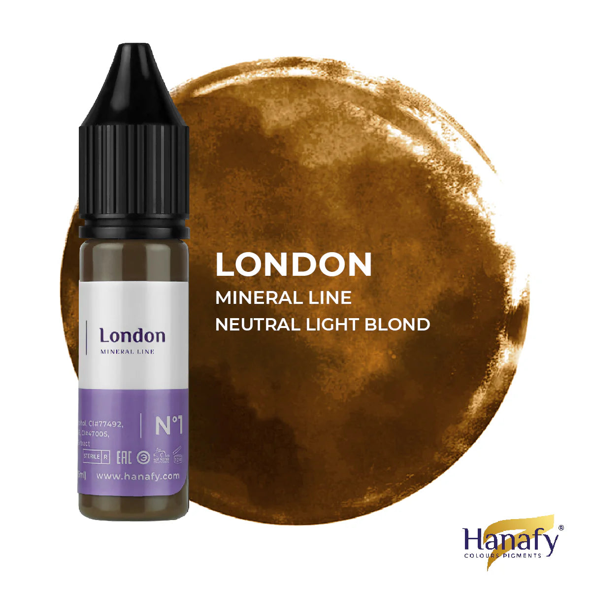 Hanafy Mineral Eyebrow Pigment - London N1