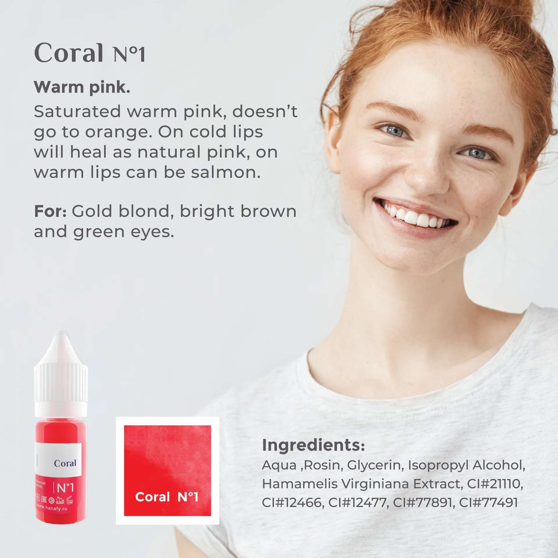 Hanafy Lip Pigment - Coral N1