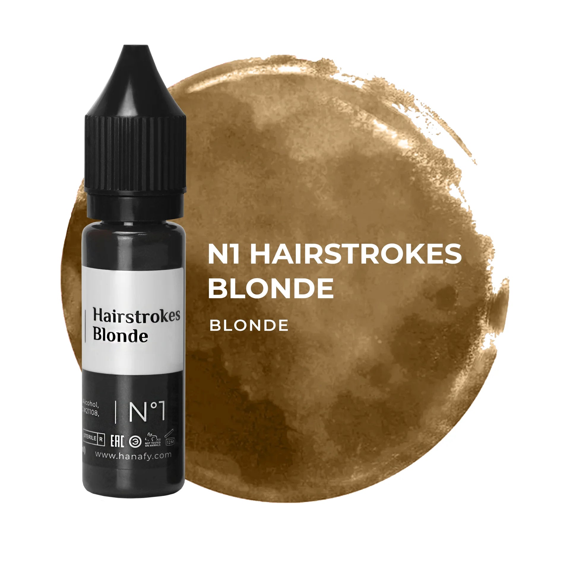 Hanafy Hairstrokes Eyebrow Pigment - Blonde N1