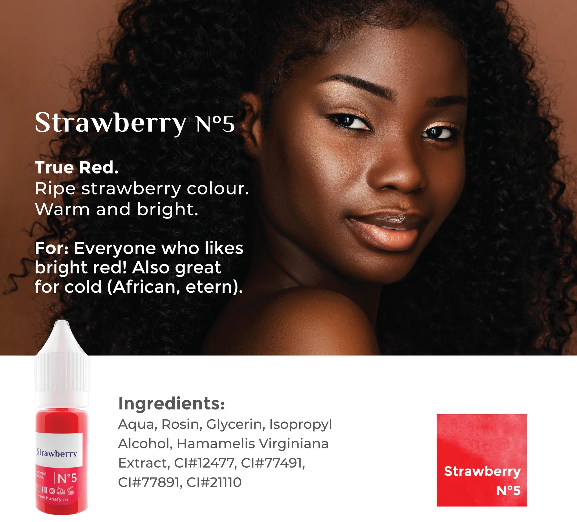 Hanafy Lip Pigment - Strawberry N5