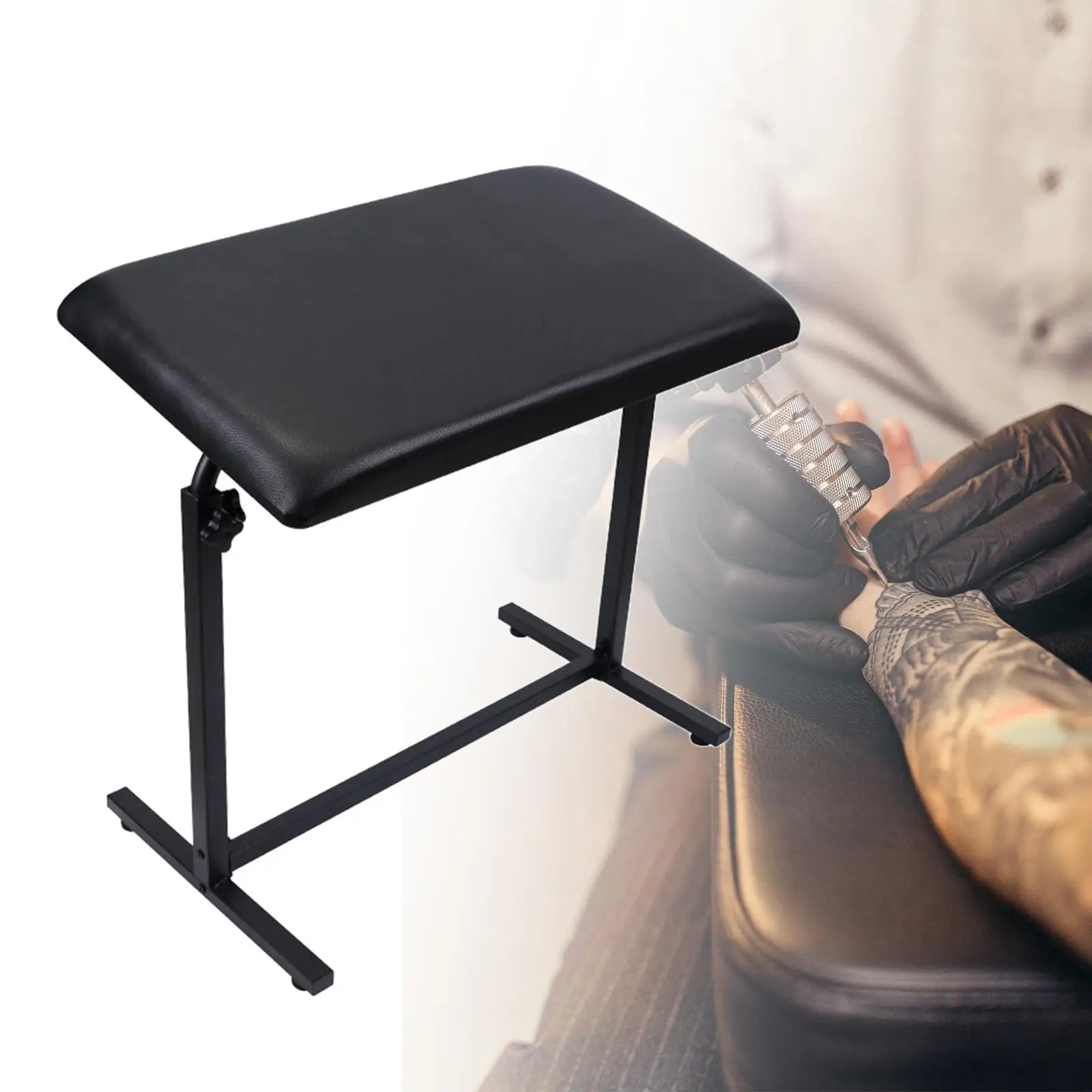 Tattoo Arm Rest Iron and PU Leather Professional Tattoo Supplies